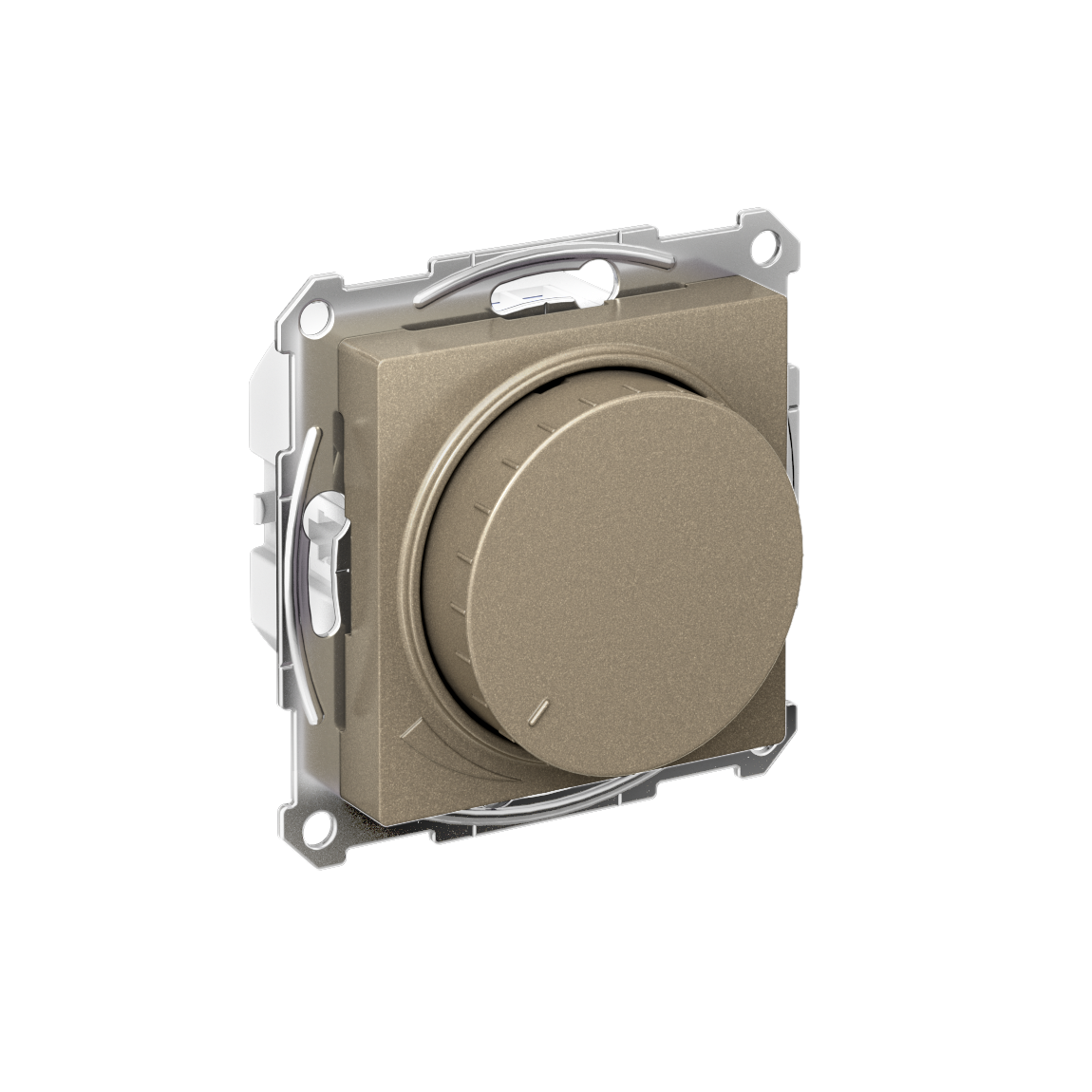 Systeme Electric AtlasDesign Шампань Светорегулятор (диммер) повор-нажим, LED, RC, 400Вт, мех. фото
