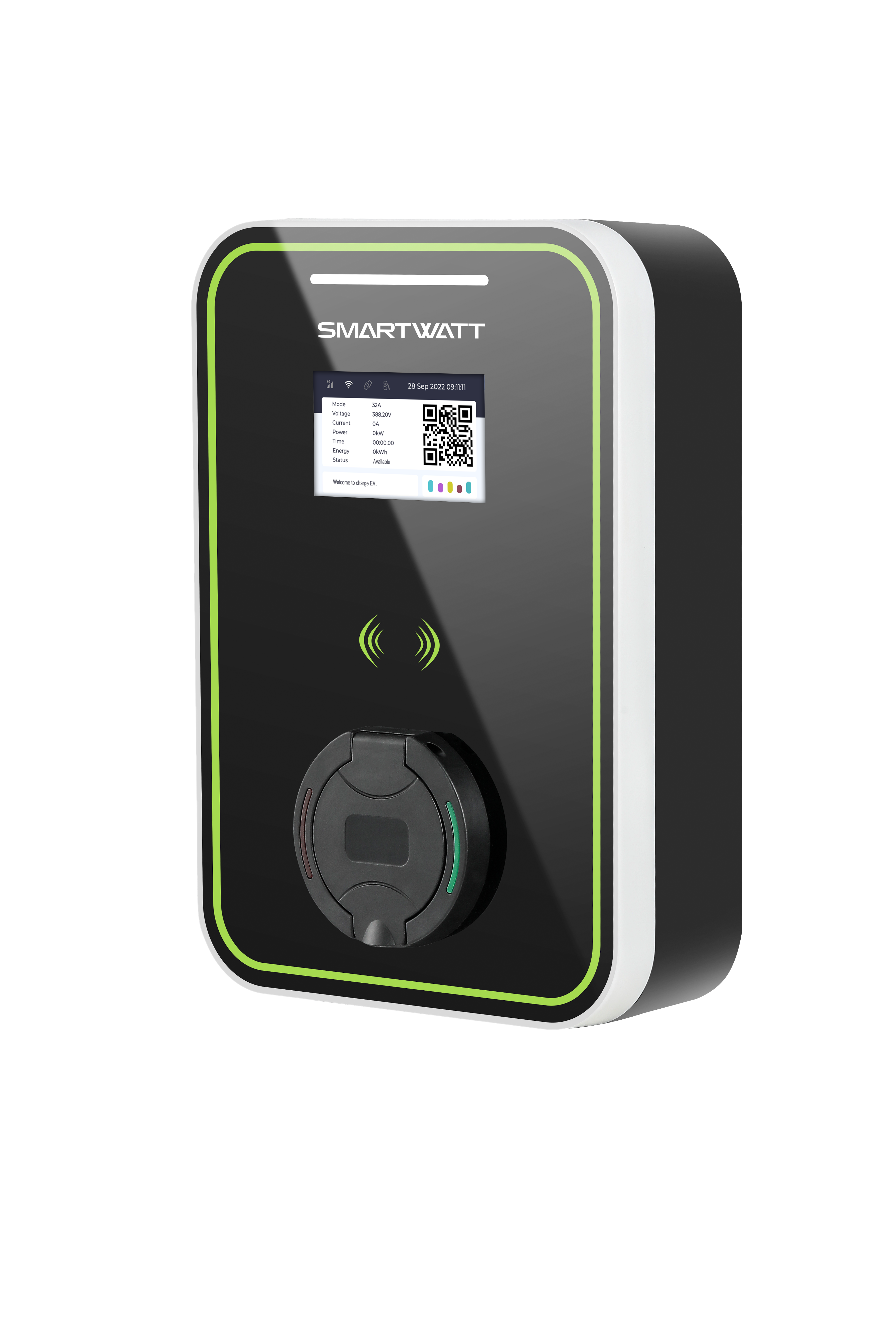 SMARTWATT Автомобильная электрозарядная станция EVC AC 22K 3P CO Type2 фото