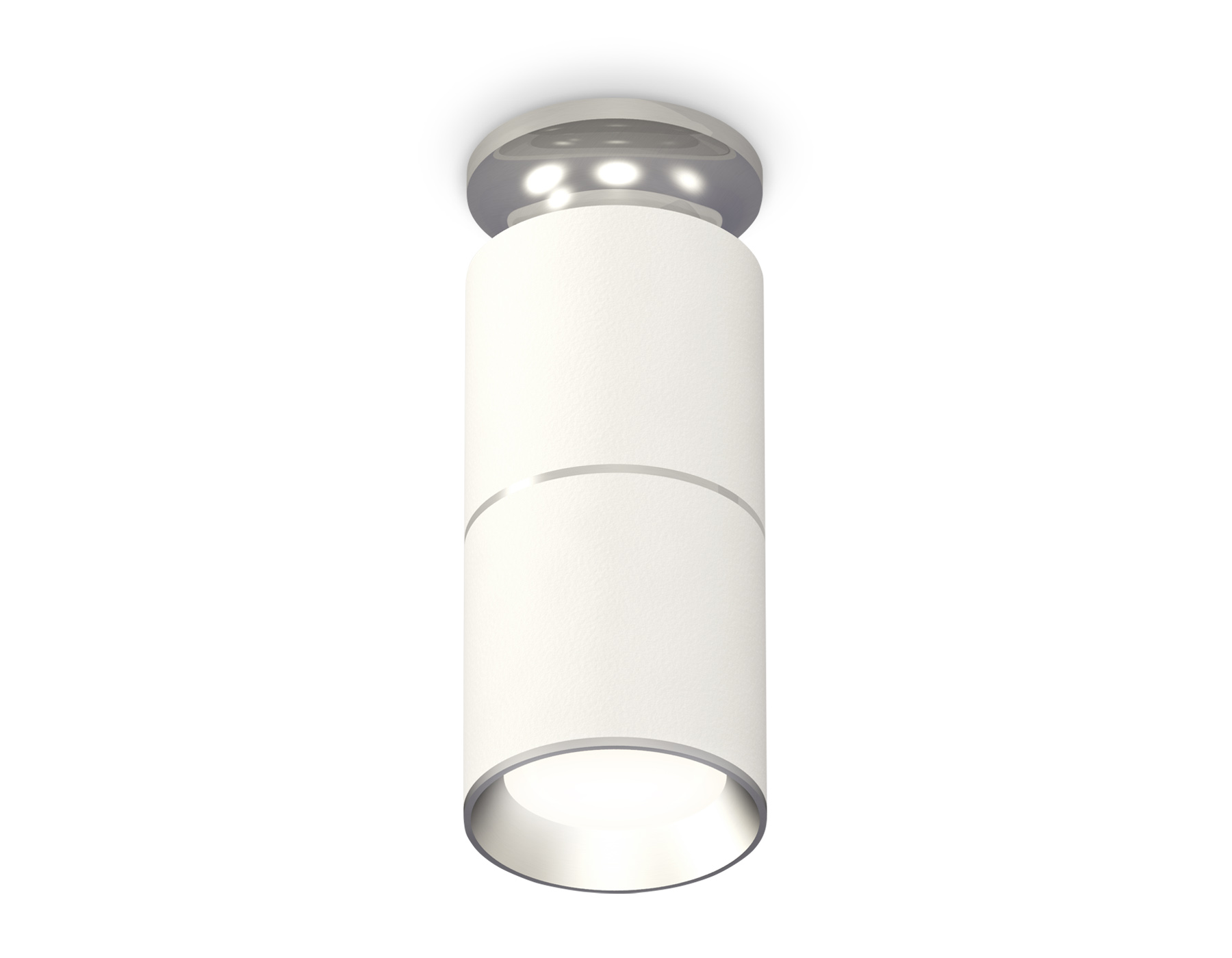 Ambrella Комплект накладного светильника XS6301240 SWH/PSL белый песок/серебро полированное MR16 GU5.3 (N6903, C6301, A2060, N6104) фото