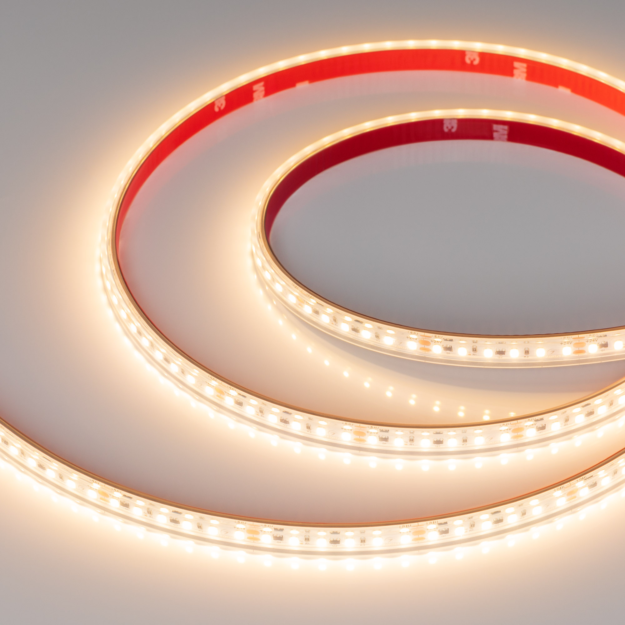 Лента герметичная IC-PS-A120-10mm 24V Warm2700 (9.6 W/m, IP67, 2835, 10m) (Arlight, стабилизированная) фото