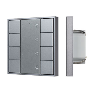 INTELLIGENT ARLIGHT Кнопочная панель DALI-201-23-4G-DIM-DT6-IN Silver (BUS, Frame) (IARL, IP20 Металл, 3 года) фото