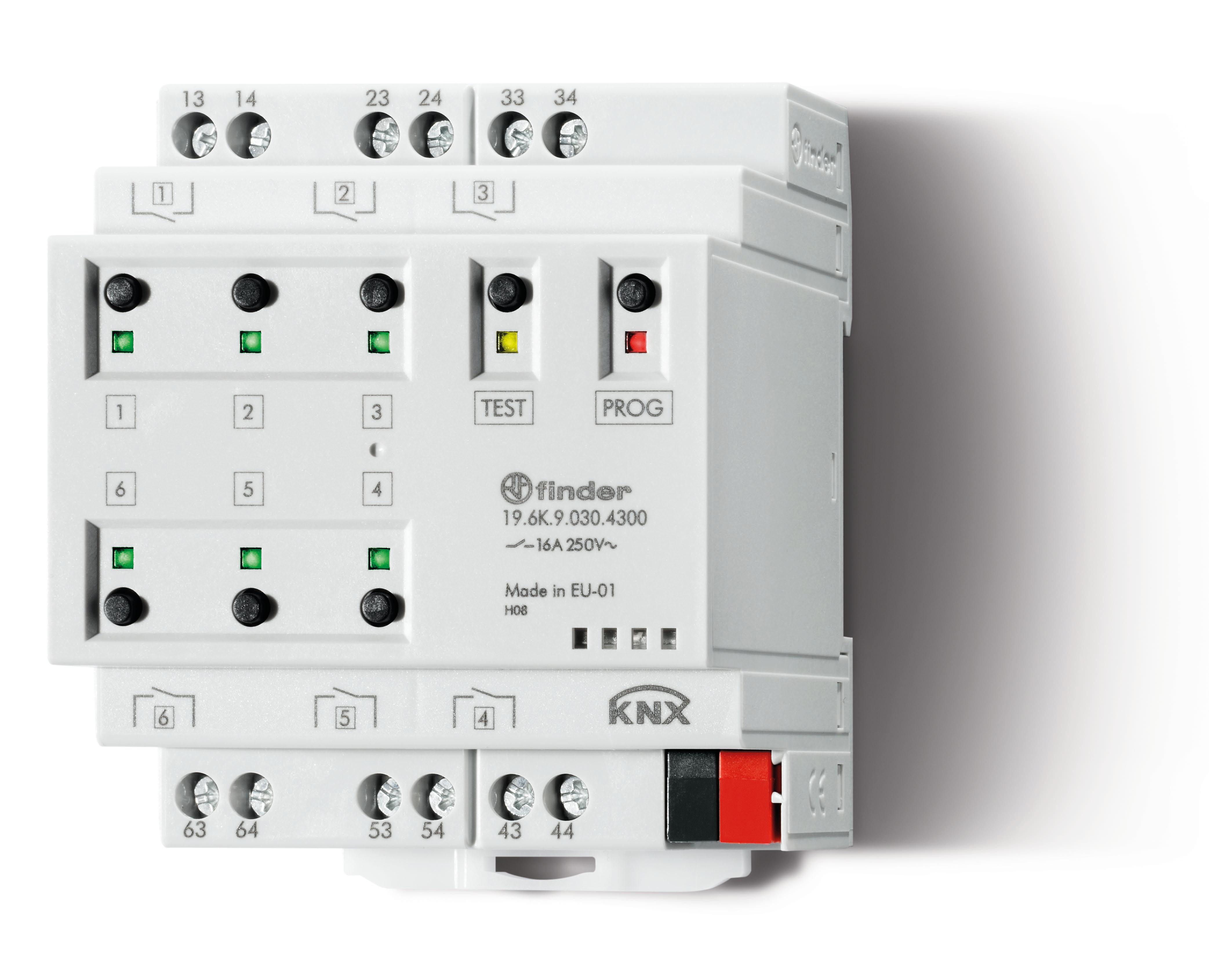 Finder Устройство переключения KNX; выход 6х16 А фото