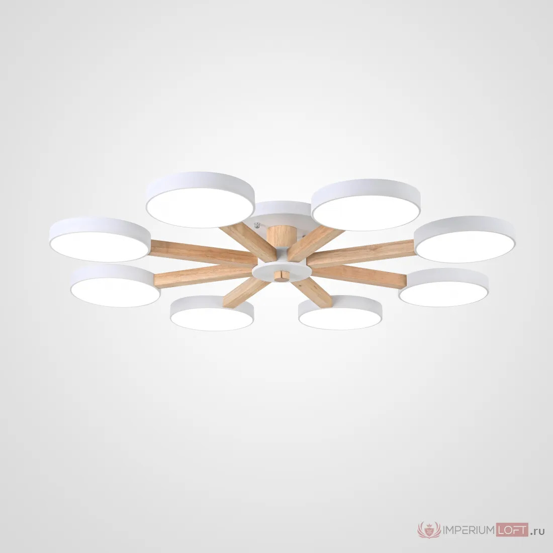 ImperiumLoft Потолочная люстра TURNA 8 White фото