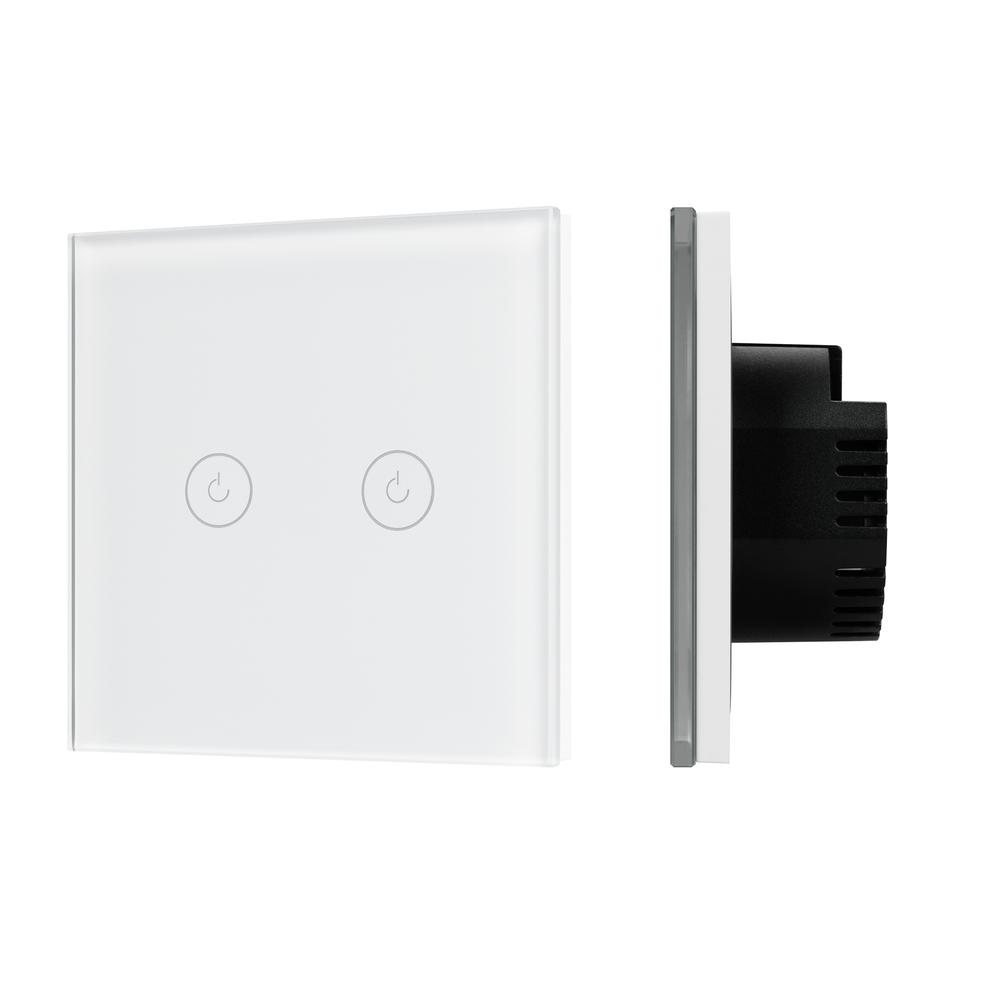 Arlight Выключатель сенсорный SWT-OMALI-S02-ZB-WH (250V, 10A, Zigbee) (Стекло) фото