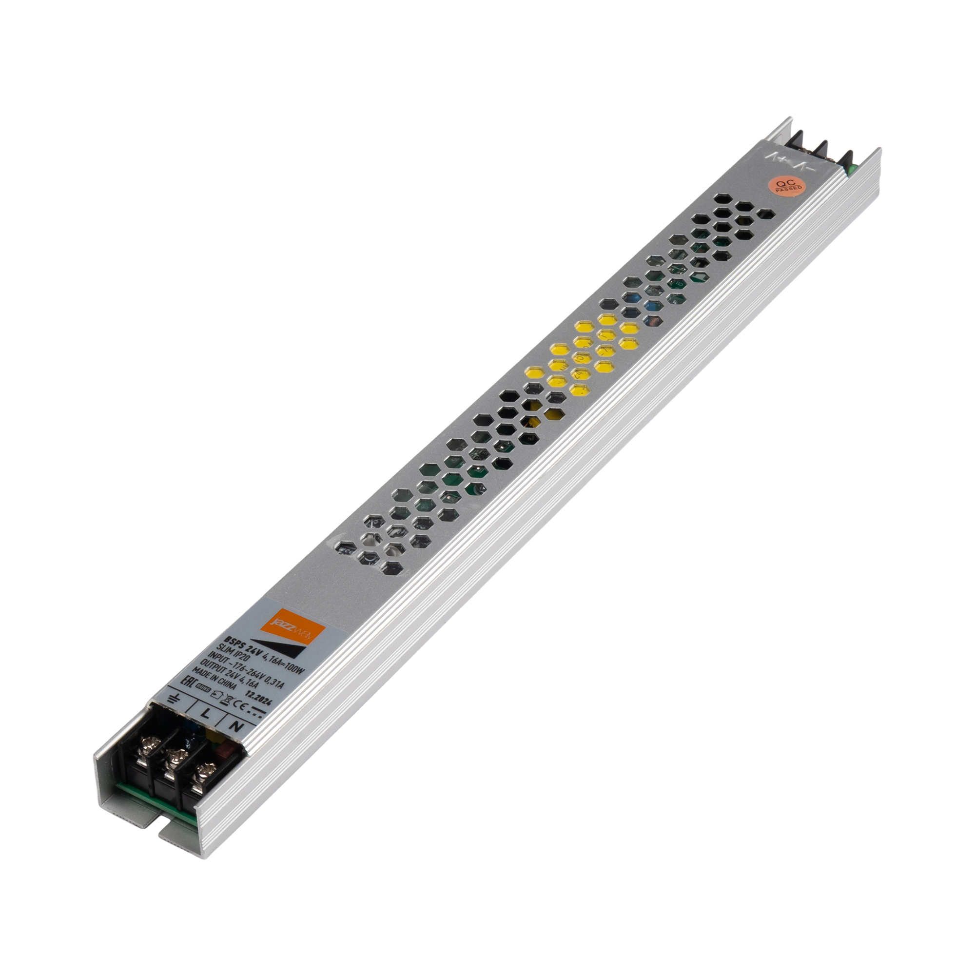Jazzway Блок питания (драйвер) BSPS 24V  4,160A=100W IP20 SLIM 5 л.гар. фото