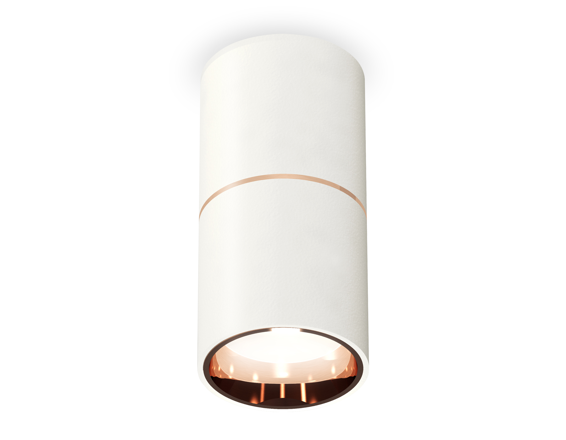 Ambrella Комплект накладного светильника XS6301083 SWH/PPG белый песок/золото розовое полированное MR16 GU5.3 (C6301, A2063, N6114) фото