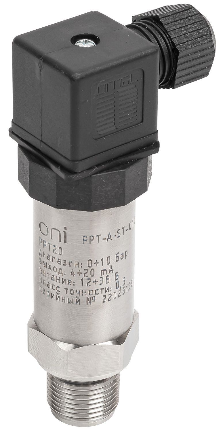 IEK ONI Преобр. давл. PPT20 0,5% 0-10Бар 4-20мА M20 DIN43650. фото