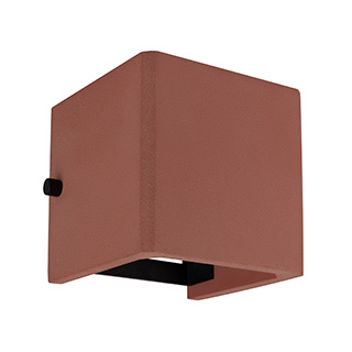 Arlight Светильник LGD-PERAN-WALL-S120x120-6W Warm3000 (Biege red, 0-80 deg, 230V) (IP65 Бетон, 3 года) фото