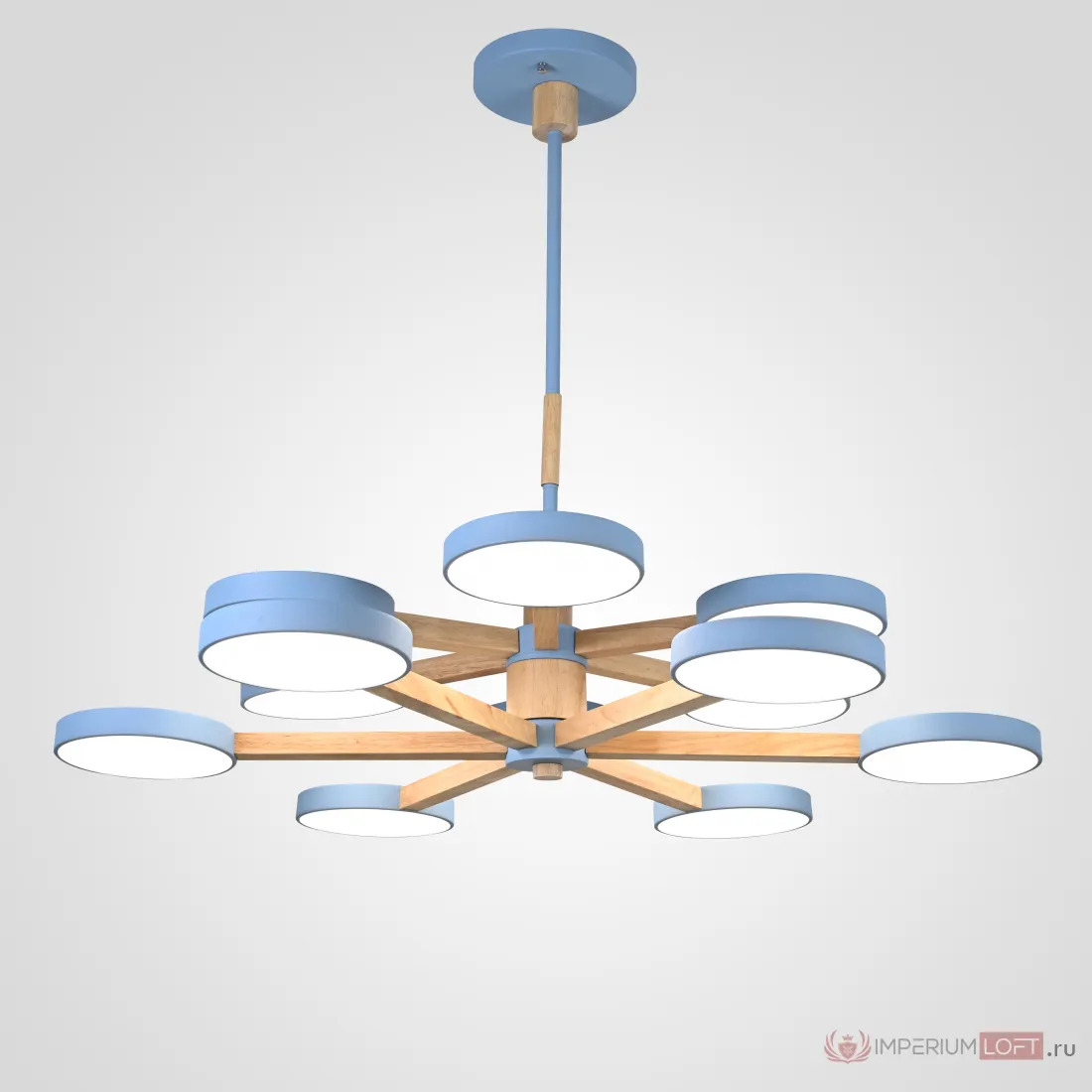 ImperiumLoft Подвесная люстра TURNA DBL L12 Blue фото