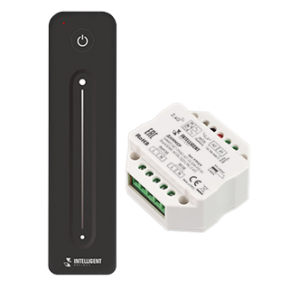 Arlight INTELLIGENT ARLIGHT Диммер SMART-SET-TRIAC-601-72-DIM-PD-IN Black (230V, 1x1.5A, ПДУ LINE, 2.4G) (IARL, IP20 Пластик, 5 лет) фото