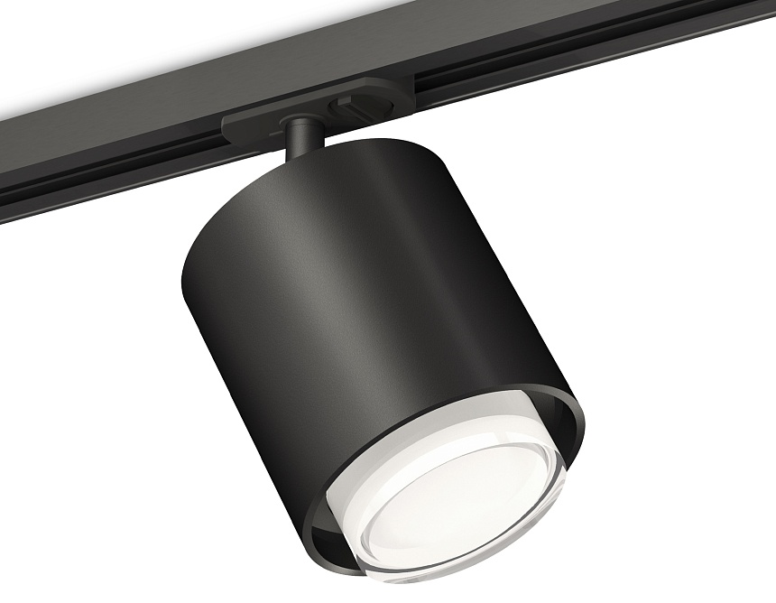 Ambrella Комплект трекового светильника с акрилом XT7723002 SBK/CL белый песок/прозрачный MR16 GU5.3 (A2537, C7723, N7160) фото