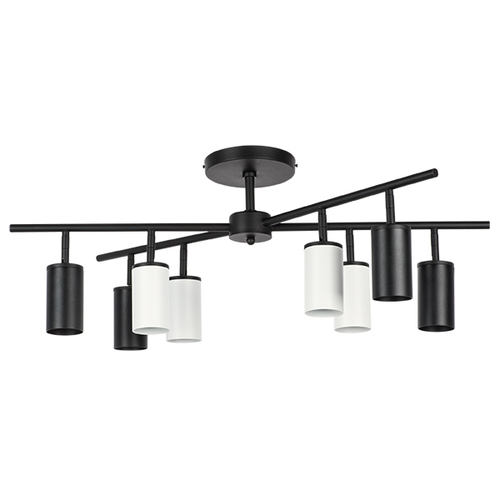 Lightstar LR728374364 Люстра RULLO 8х50W GU10 ЧЕРНЫЙ/БЕЛЫЙ (571728+214437-4+214436-4), шт фото
