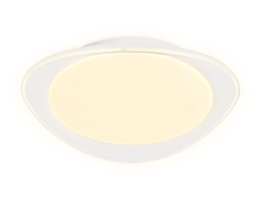 Ambrella light Светильник потолочный светодиодный с пультом FF44 WH белый 48W 450*460*70 (ПДУ ИК) фото
