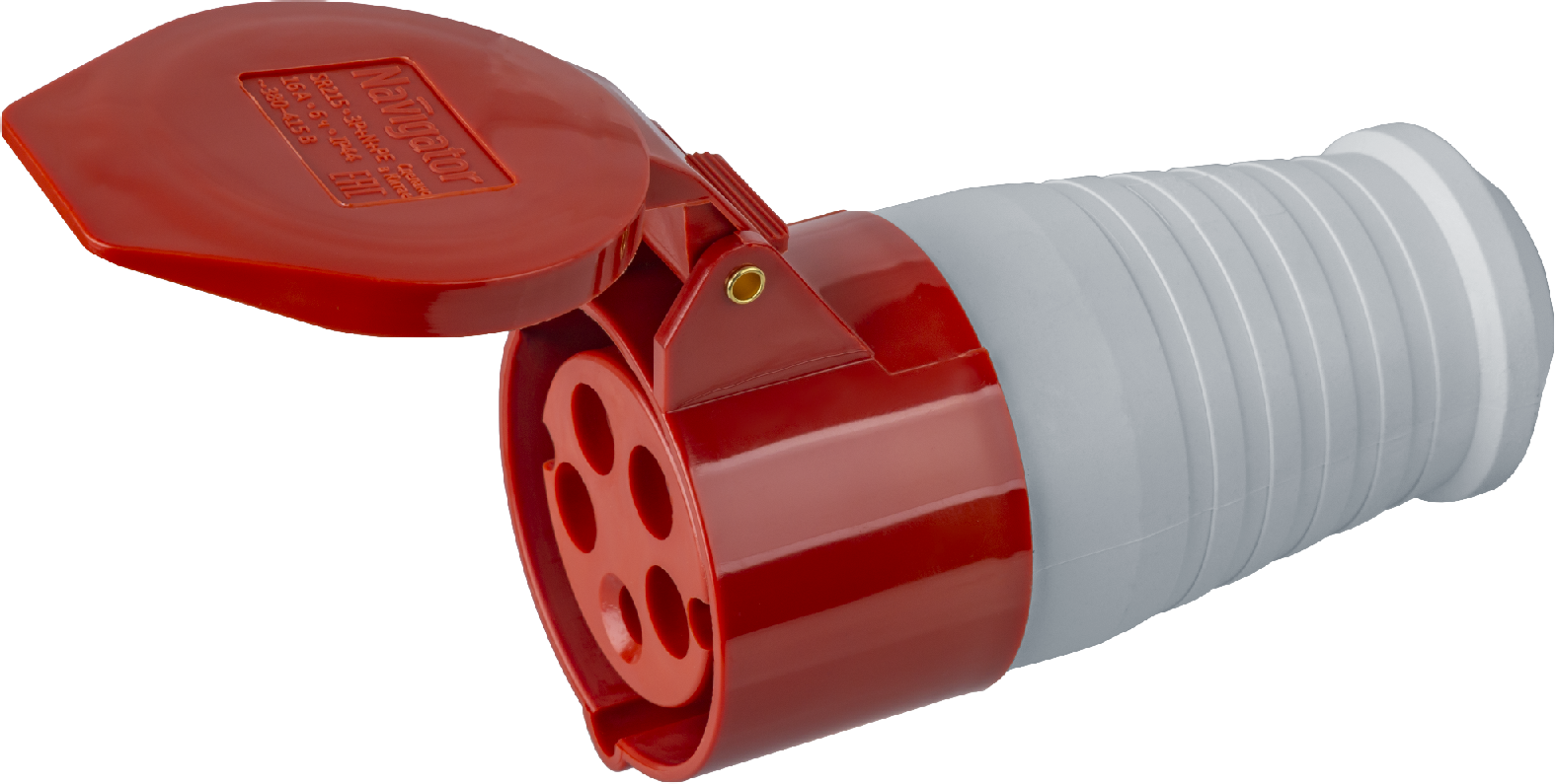 Розетка Navigator NCA-SR215-16-380 переносная 16А 3P+N+PE IP44 (60/10/1)