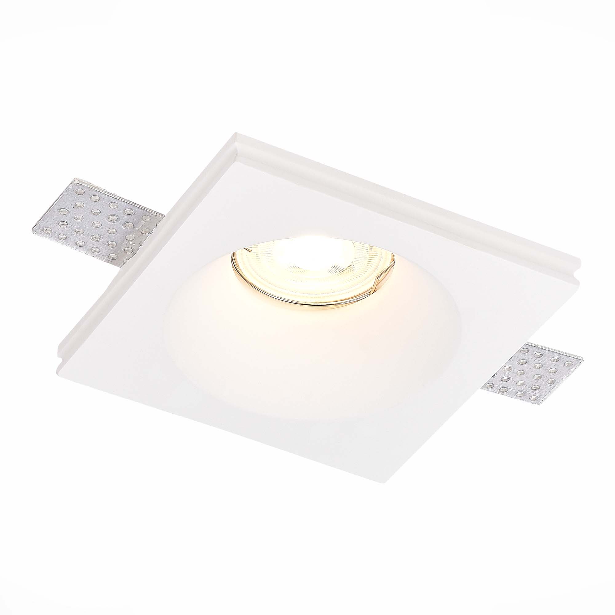 ST LUCE ST254.328.01 Св-к встр. из гипса Белый GU10 1*50W IP20 L200xW200xH40 220V Без ламп фото