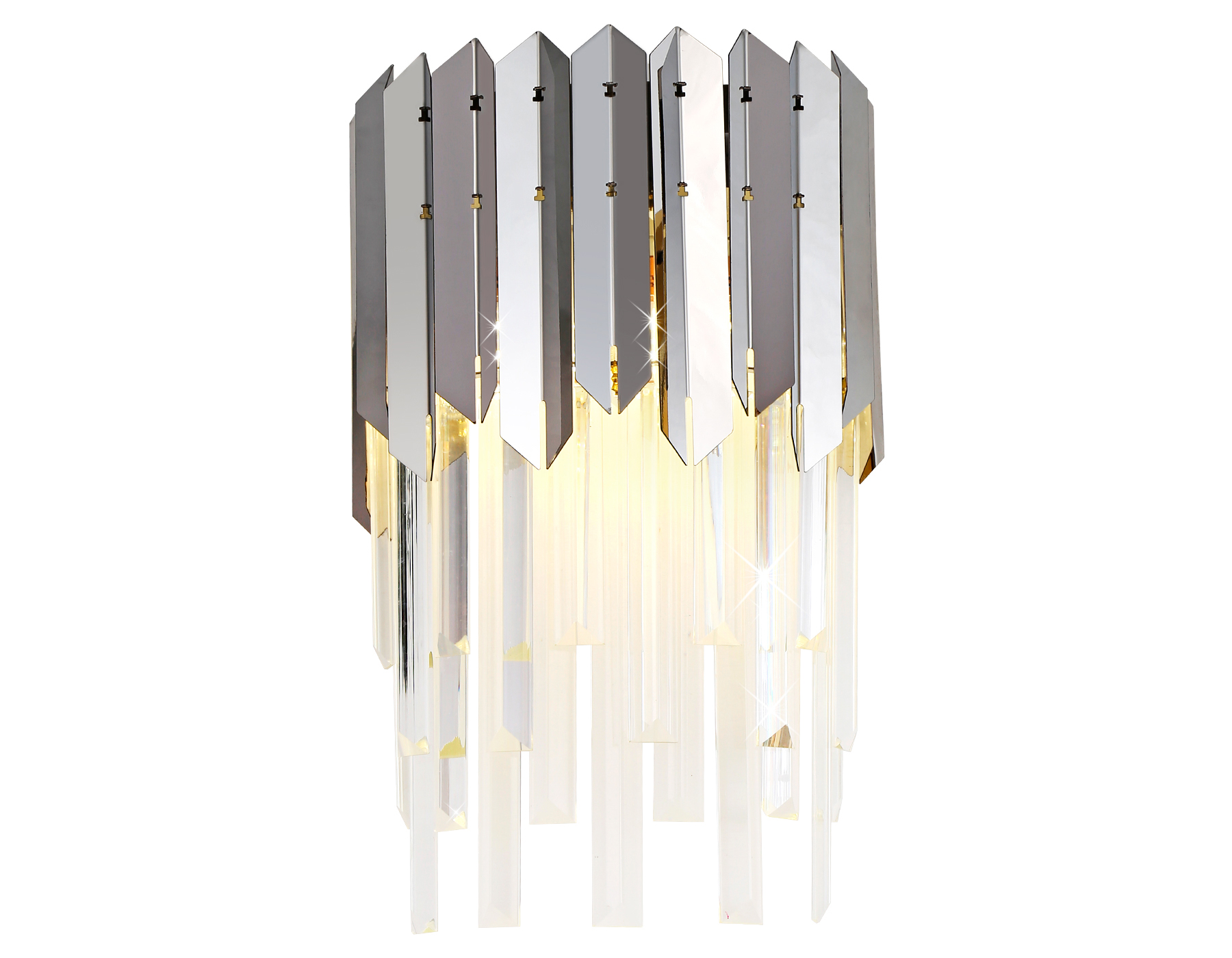 Ambrella Настенный светильник с хрусталем TR5288/2 CH/CL хром/прозрачный E14/2 max 40W 370*220*110 фото
