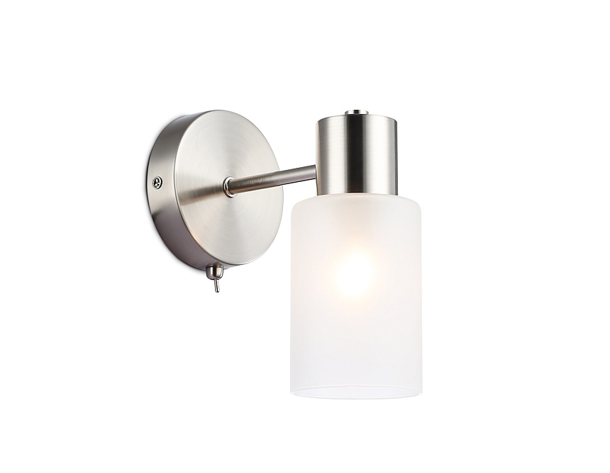 Ambrella Настенный светильник с выключателем на корпусе TR9578 SN сатин E14 max 40W 175*100*195 фото