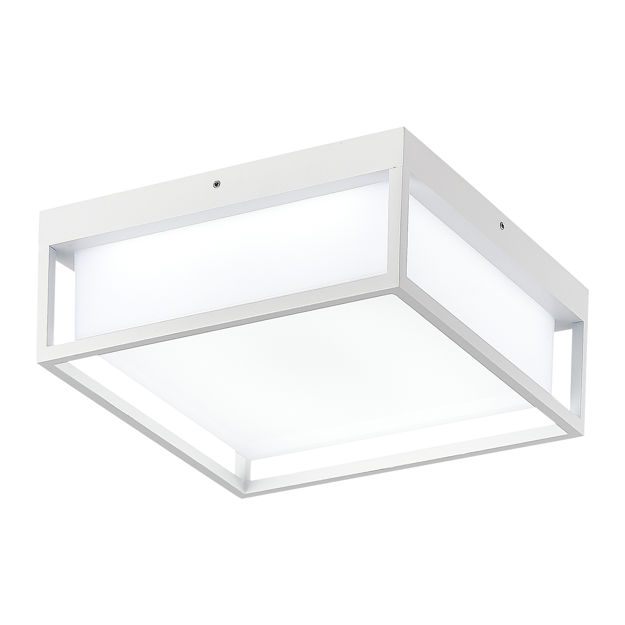 ST LUCE SL9517.502.01 Светильник уличный потолочный белый/белый LED 1*20W 3000K/4000K/5000K фото