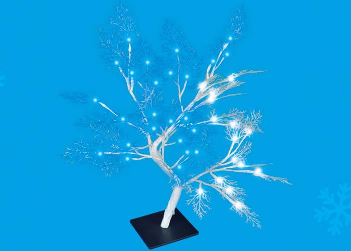Uniel ULD-T3550-054/SWA WHITE-BLUE IP20 FROST Дерево светодиодное 