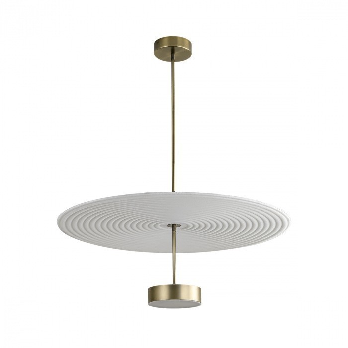 Odeon Light 7035/20CL L-VISION ODL25 Потолочный светильник металл/фетр/акрил/бронза/белый/серый IP20  1*20W 3000K 220V FELT фото