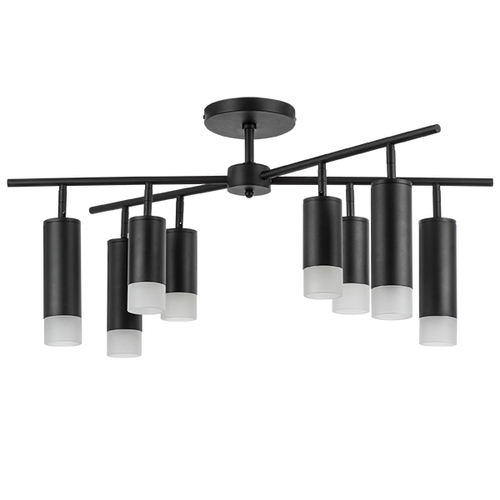 Lightstar LR7283748741 Люстра RULLO 8х50W GU10 ЧЕРНЫЙ (571728+214437-4+214487-4+202431-8), шт фото