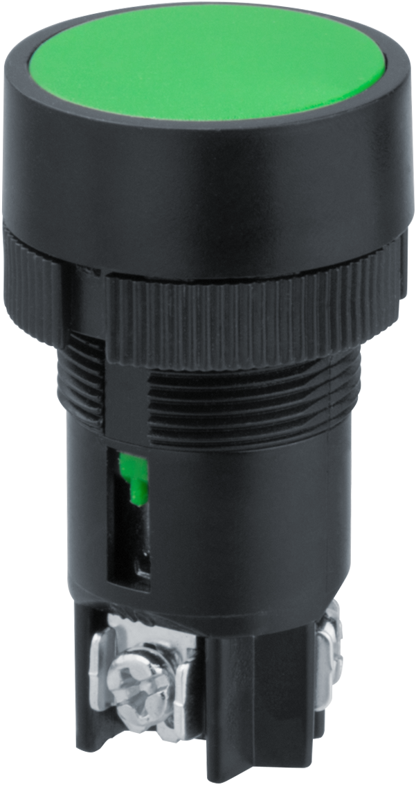 Кнопка Navigator NBI-B-04-G Пуск зеленая d22мм NO (240/20/1)
