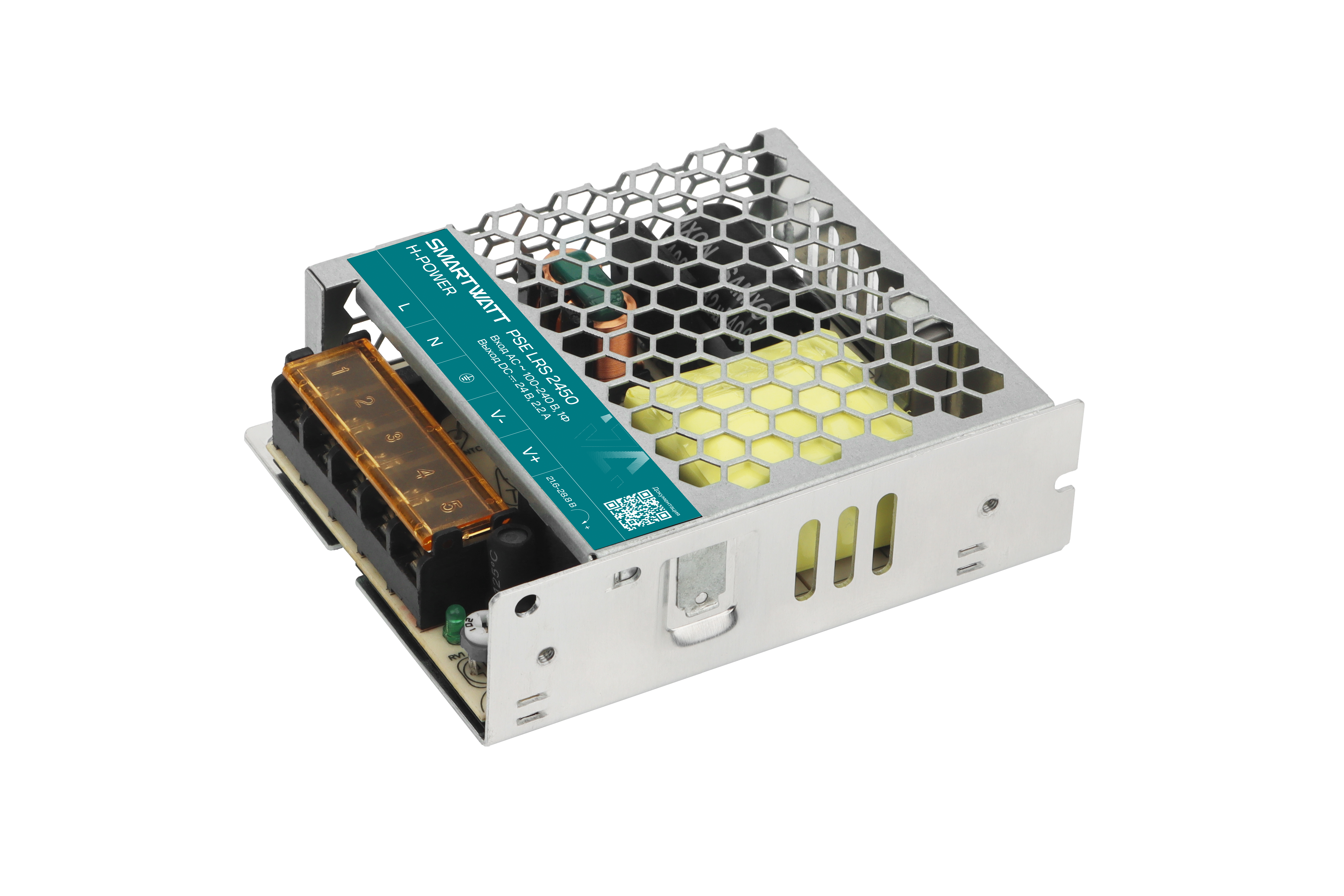 SMARTWATT Импульсный блок питания PSE LRS 2450 H-POWER, 24 В, 50 Вт, 2,2 А фото