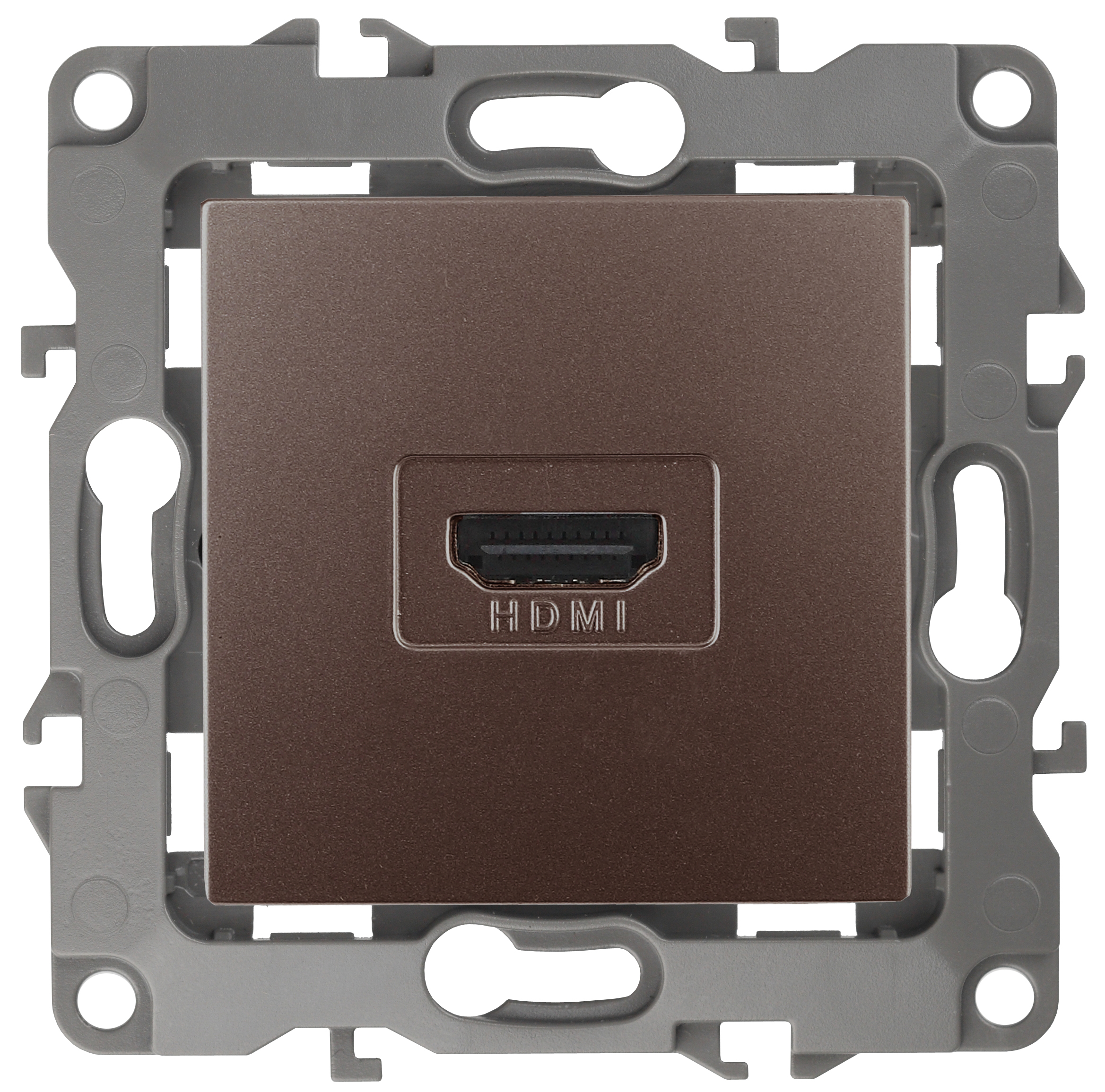 ЭРА Розетка Серия 12 12-3114-13 HDMI IP20 бронза фото