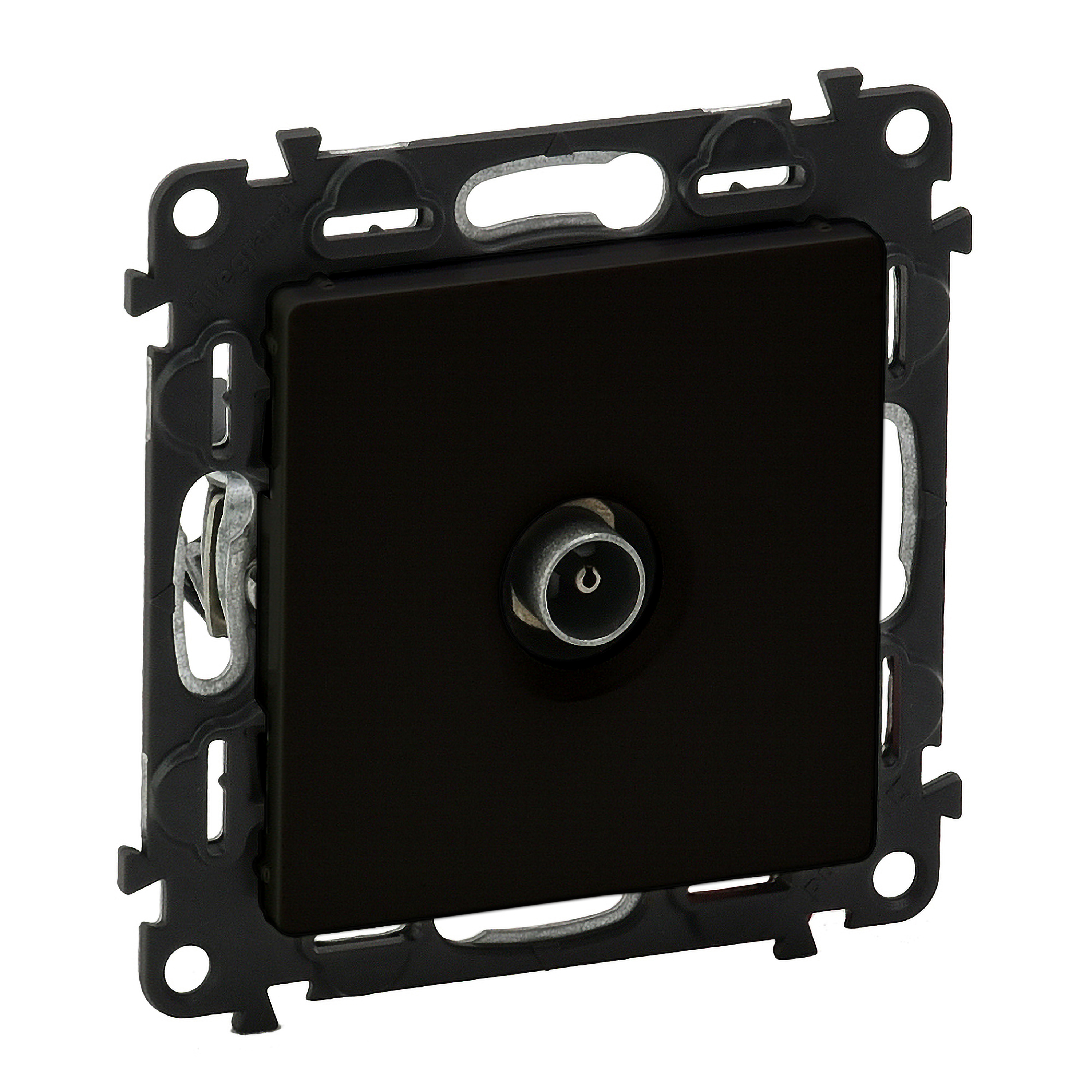 Legrand Valena LIFE Black. Розетка ТВ c топологией 