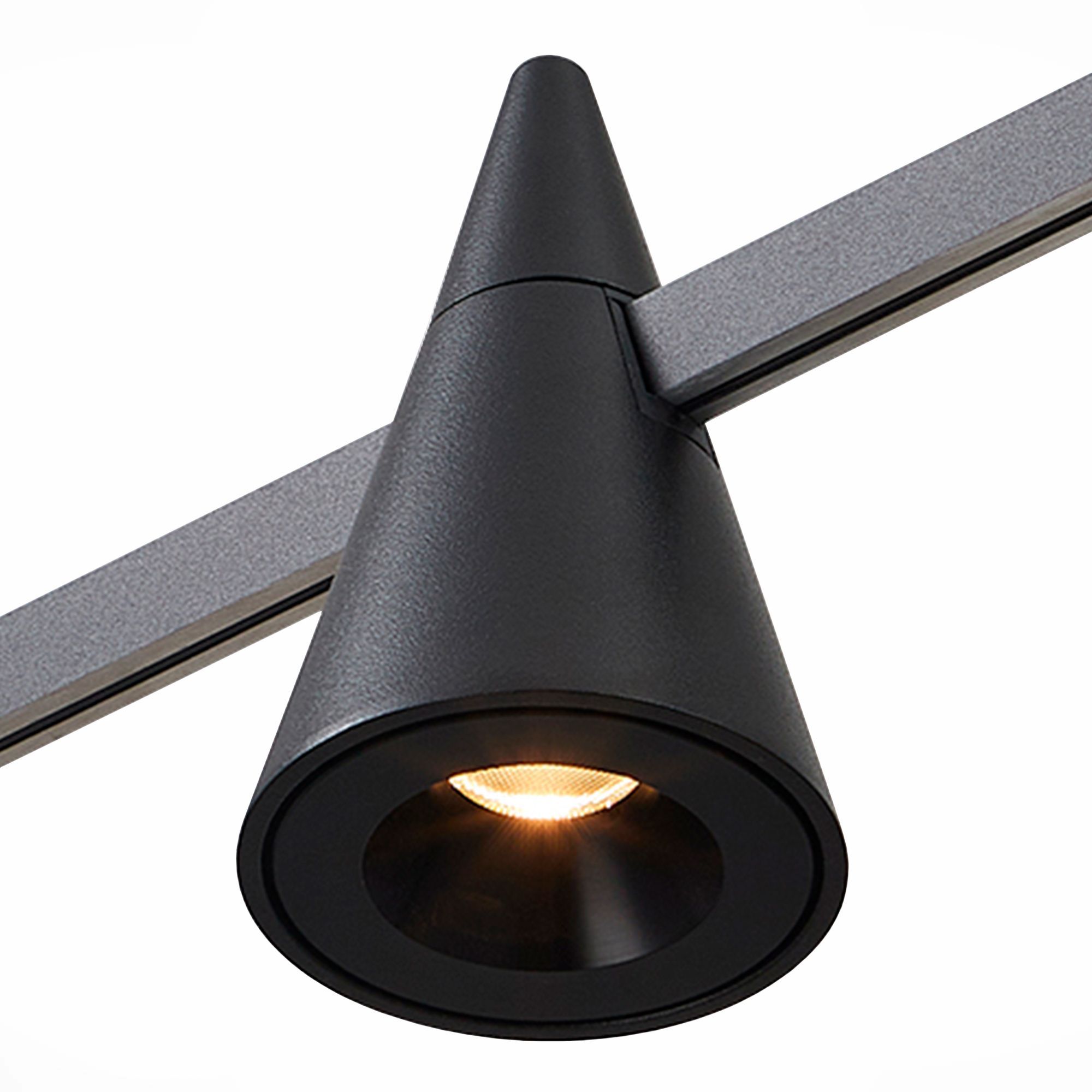 ST LUCE ST813.446.05 Магнитный трековый светильник FARM Черный LED 1*5W 4000K 325Lm Ra90 60 IP20 D70xH115 2 фото