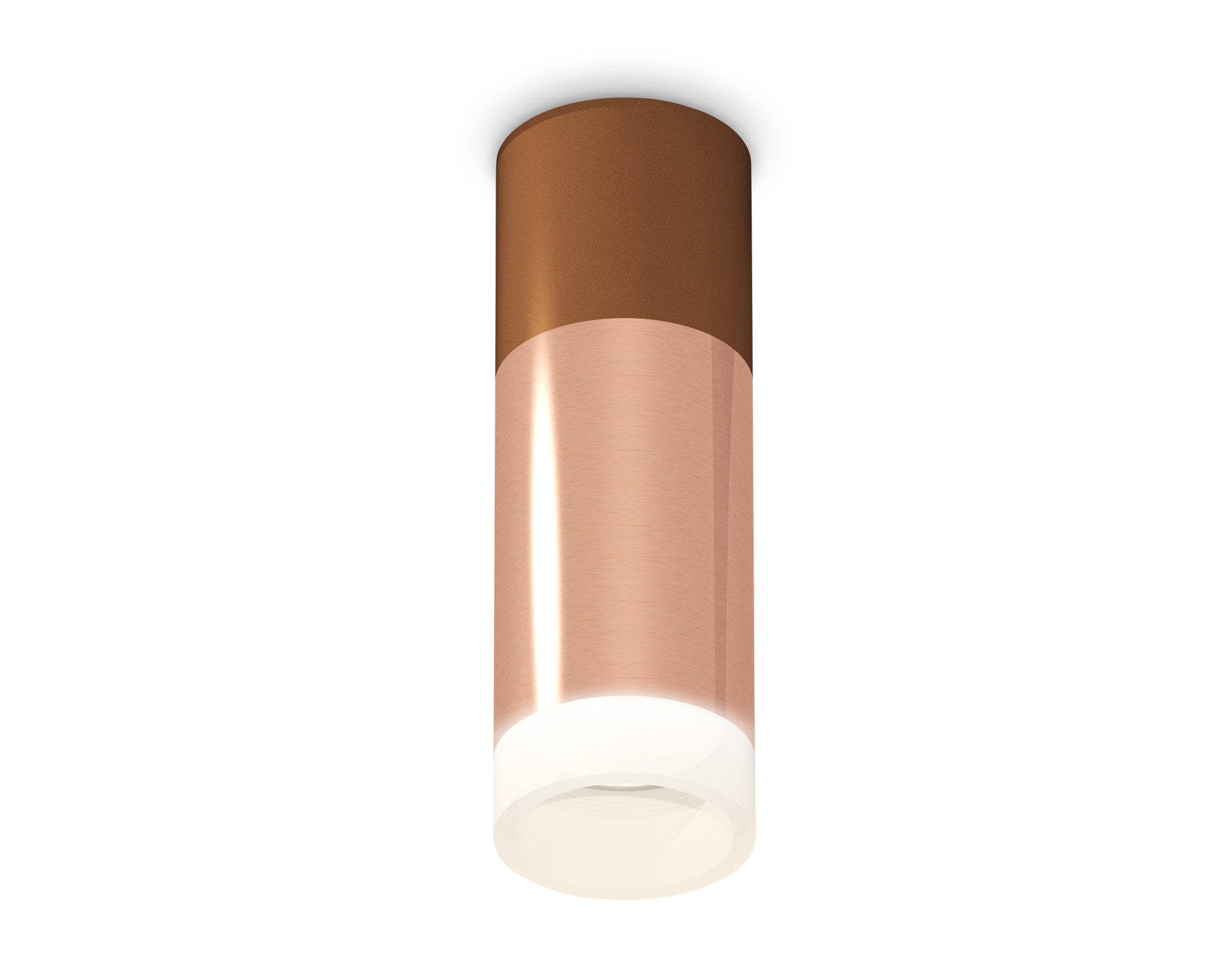 Ambrella Комплект накладного светильника XS6326062 PPG/SCF/FR золото розовое полированное/кофе песок/белый матовый MR16 GU5.3 (C6326, A2010, C6304, N6 фото