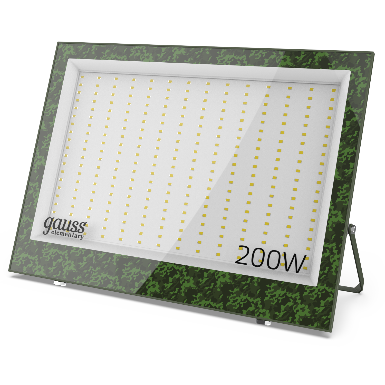 Прожектор светодиодный Gauss Elementary 200W 18000lm IP65 6500К ХАКИ 1/10 фото