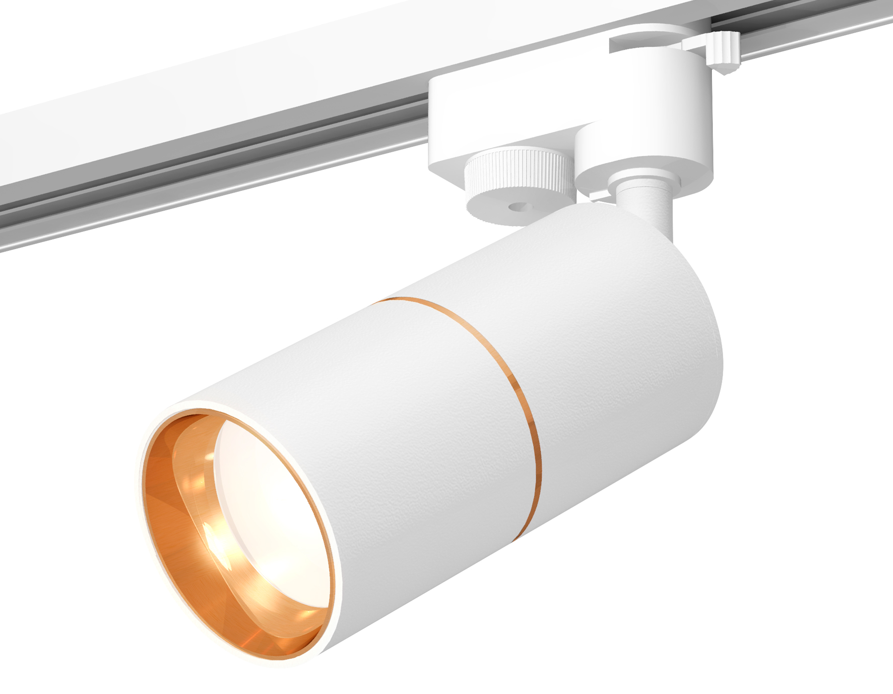 Ambrella Комплект трекового однофазного светильника XT6301020 SWH/PYG белый песок/золото желтое полированное MR16 GU5.3 (A2520, C6301, A2062, C6301, N фото