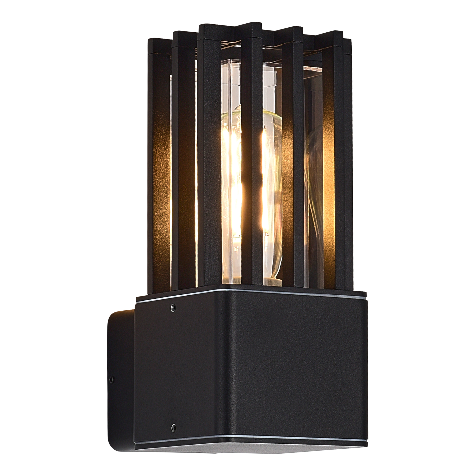 ST LUCE SL9018.401.01 Светильник уличный настенный ST-Luce черный/черный E27 1*15W фото