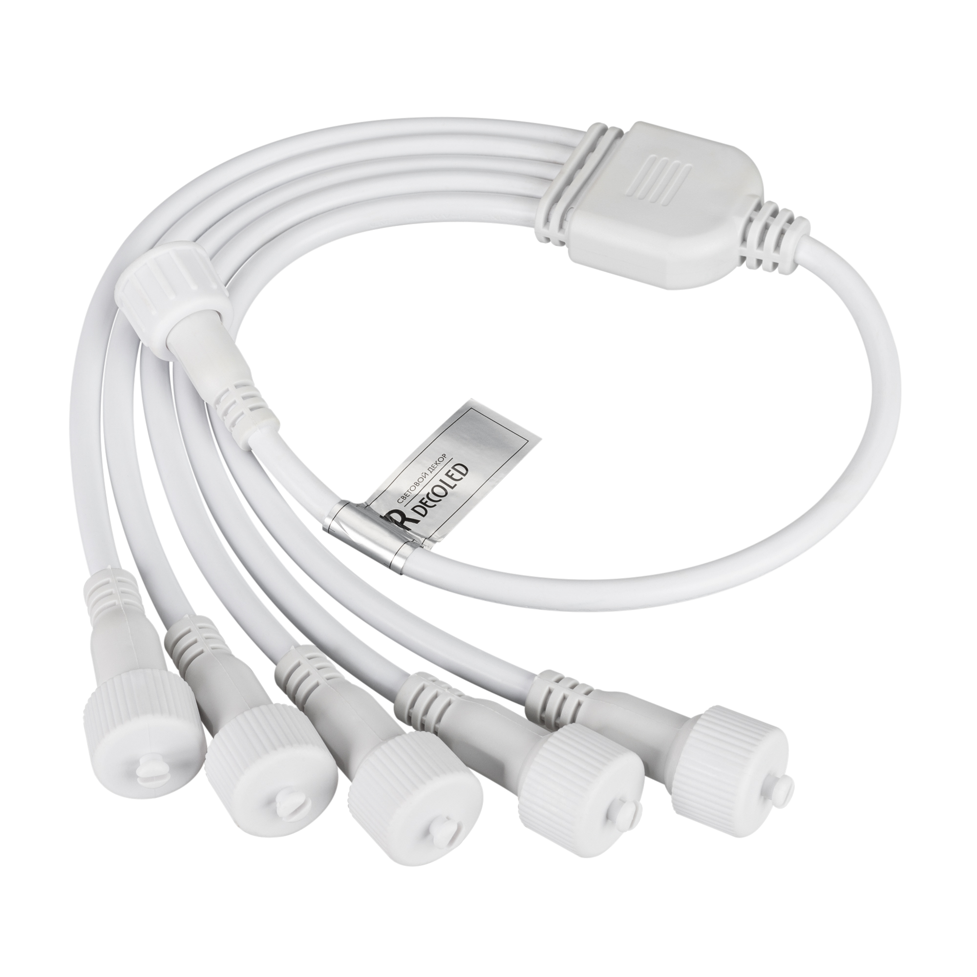 Arlight Коннектор питания ARD-CLASSIC-SYNC-RGB White (230V, 5 ports) (Ardecoled, Закрытый) фото