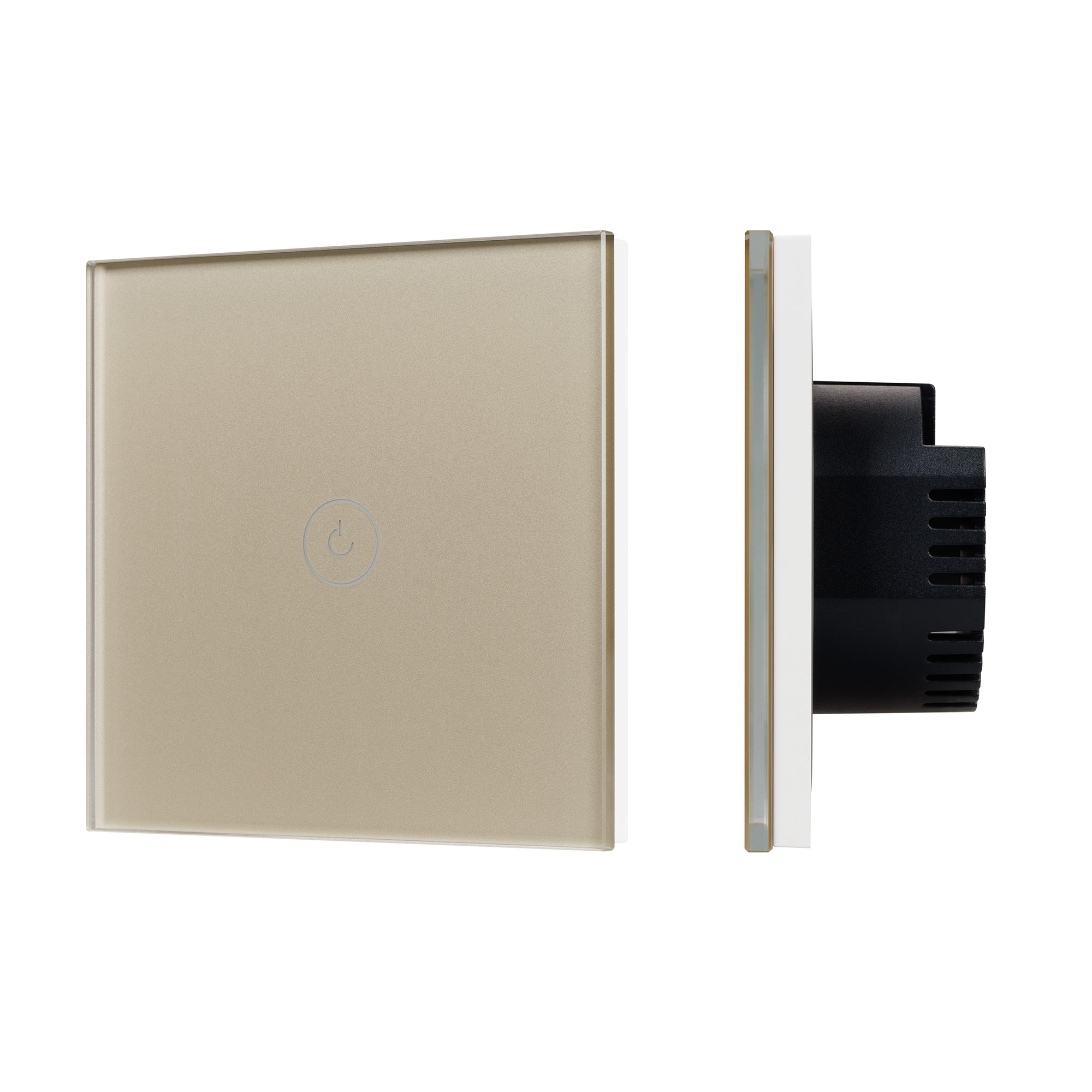 Arlight Выключатель сенсорный SWT-OMALI-S01-ZB-GD (250V, 10A, Zigbee) (Стекло) фото