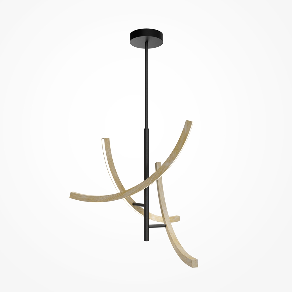 Maytoni Подвесной светильник Wabi MOD428PL-L27BK фото