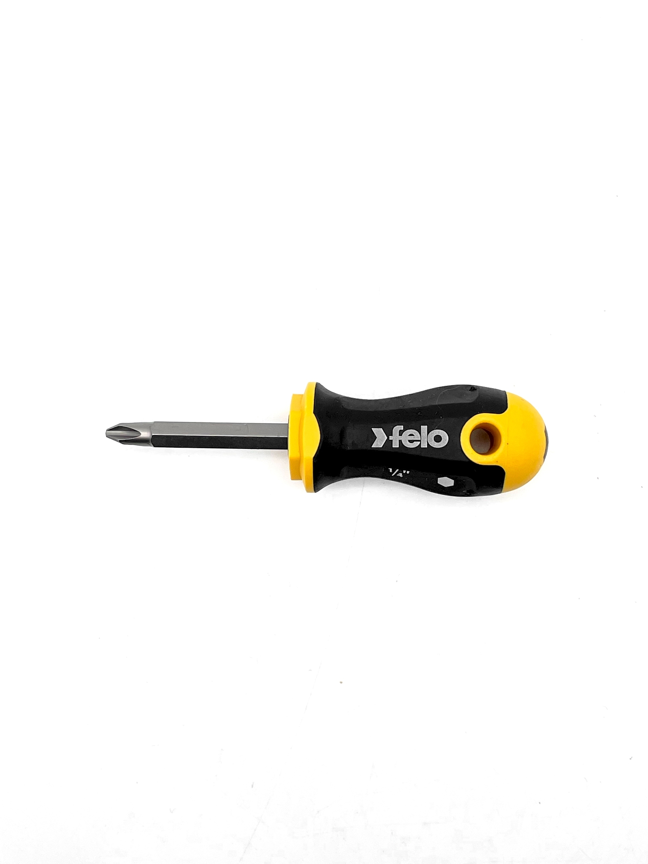Felo Отвертка Ergonic Stubby с двухсторонней битой SL5.5хPH2 60мм 46926010 фото