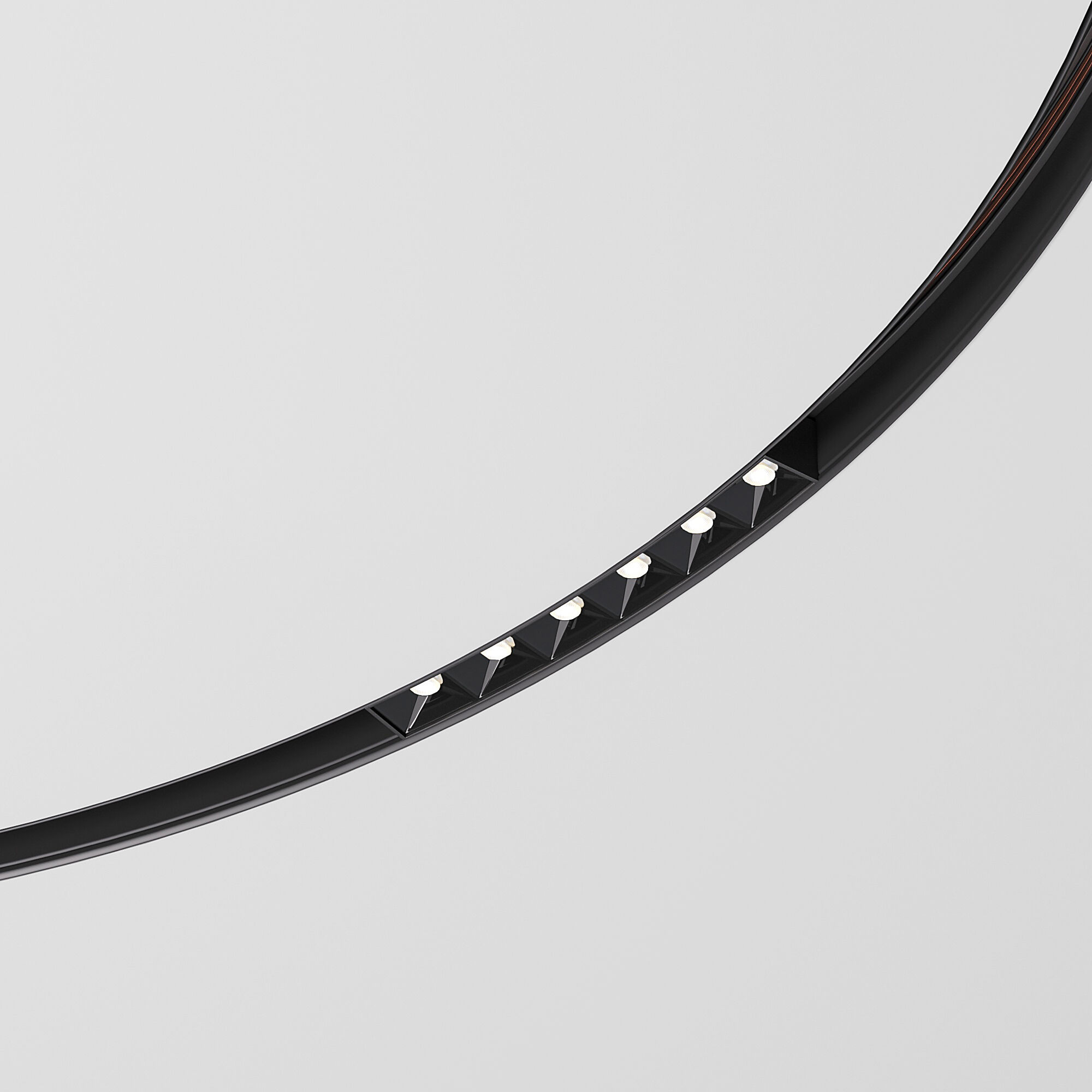 Elektrostandard Slim Magnetic Трековый светильник 6W 4200K Intenso (чёрный) (Ø1200мм) 85185/01 фото