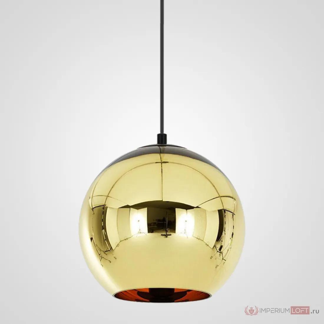 ImperiumLoft Подвесной светильник Copper Shade Gold D30 фото