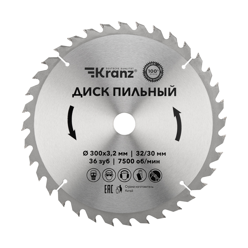 KRANZ Диск пильный 300 мм x 36 зуб x 32/30 мм фото