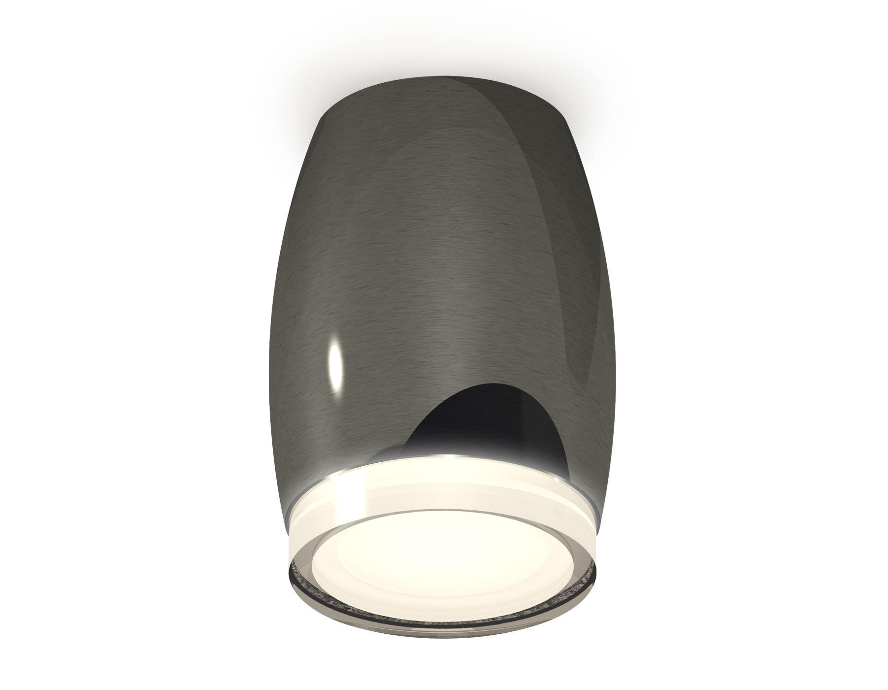 Ambrella Комплект накладного светильника с акрилом XS1123022 DCH/FR/CL черный хром/белый матовый/прозрачный MR16 GU5.3 (C1123, N7160) фото