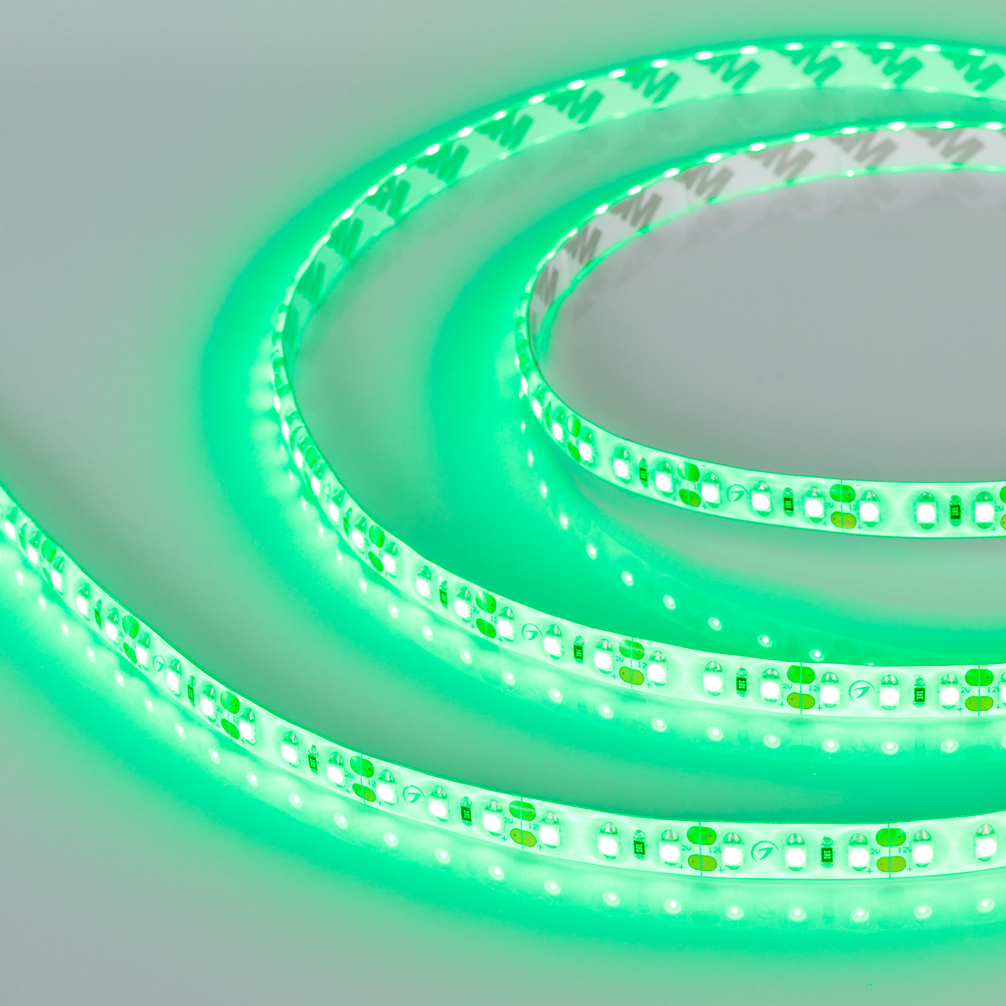 Arlight Лента герметичная RTW-SE-A120-8mm 12V Green (9.6 W/m, IP65, 2835, 5m) (-) фото