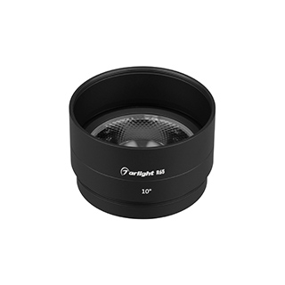 Arlight Насадка с фиксированным углом LGD-ARTIFACT-LENS-R65 (BK, 10 deg) (Металл) фото