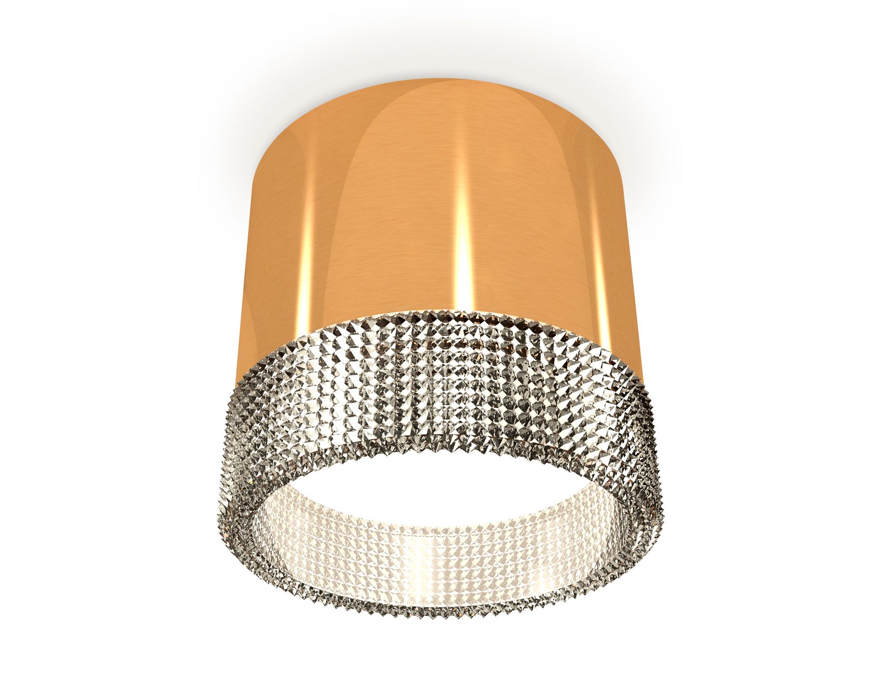 Ambrella Комплект накладного светильника с композитным хрусталем XS8121020 PYG/CL золото желтое полированное/прозрачный GX53 (C8121, N8480) фото