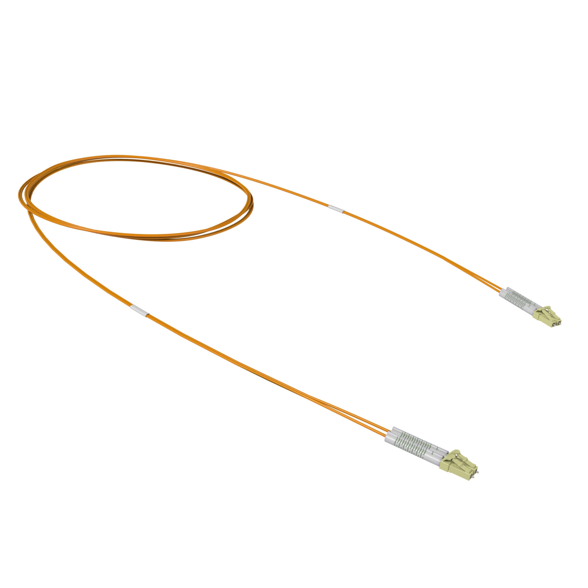 DKC Оптический коммутационный шнур Duplex flexible boot LC/UPC - LC/UPC 50/125 (OM2), 2 м фото