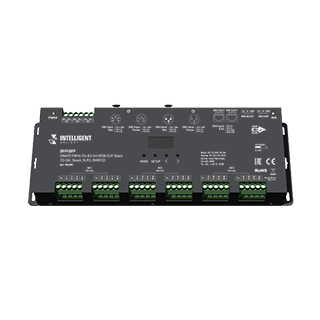 Arlight INTELLIGENT Декодер SMART-PWM-124-83-SH-RDM-SUF Black (12-24V, 24x4A, XLR3, DMX512) (IP20 Металл, 5 лет) фото
