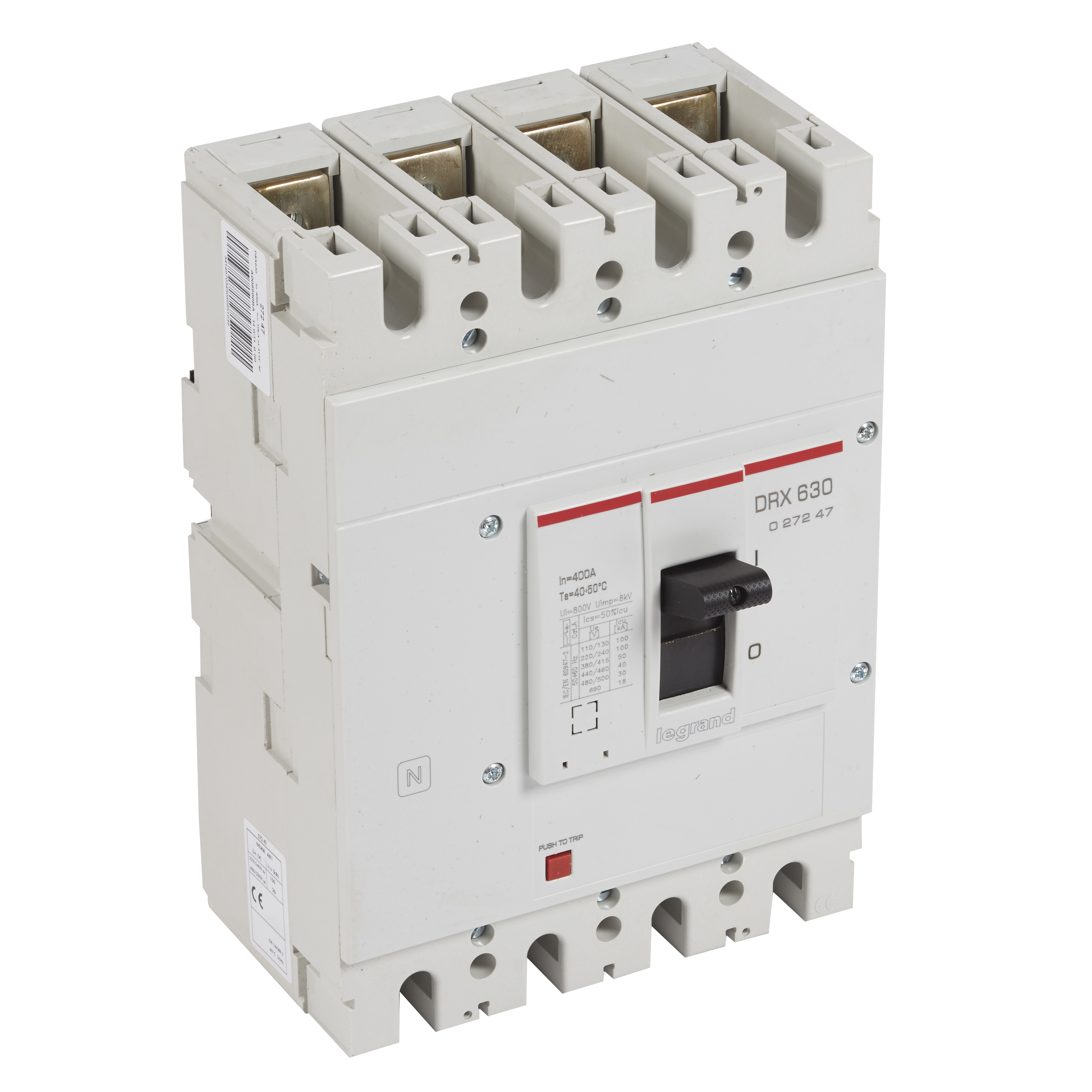Legrand DRX630 термомагнитный 400A 4П 50кА. фото