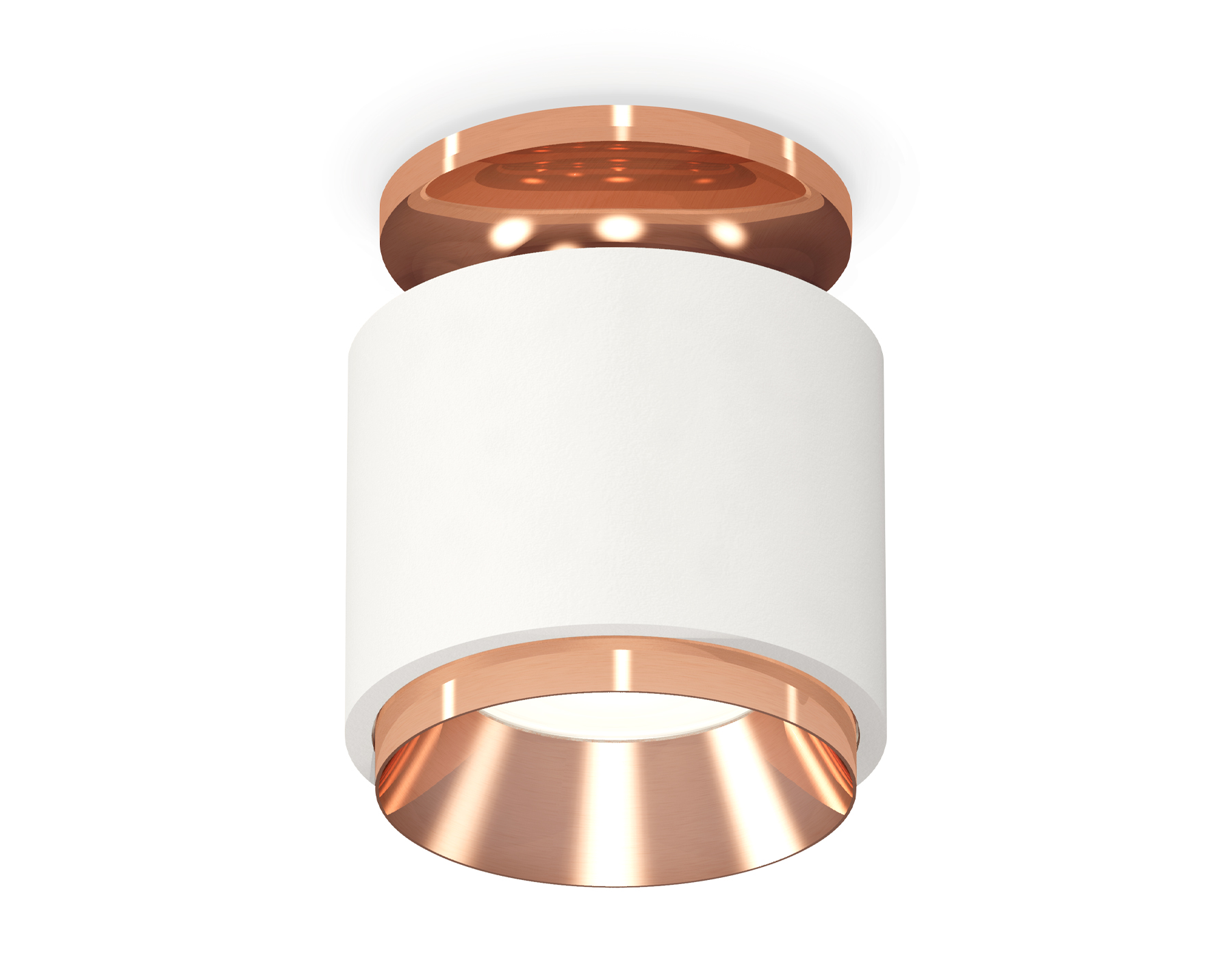 Ambrella Комплект накладного светильника XS7510140 SWH/PPG белый песок/золото розовое полированное MR16 GU5.3 (N7930, C7510, N7035) фото