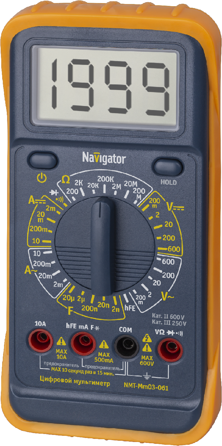 Мультиметр Navigator NMT-Mm03-061 (MY61) (20/1/1)